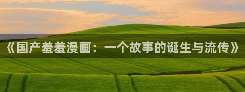 omofun动漫在哪下载：《国产羞羞漫画：一个故事的诞生与流传》