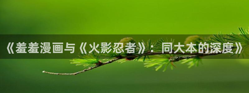 贝勒漫画正版入口下载：《羞羞漫画与《火影忍者》：同大本的深度》